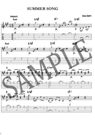 sample classical guitar tab 1