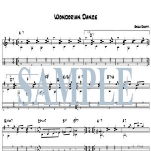 Wondorian Dance guitar score and tab